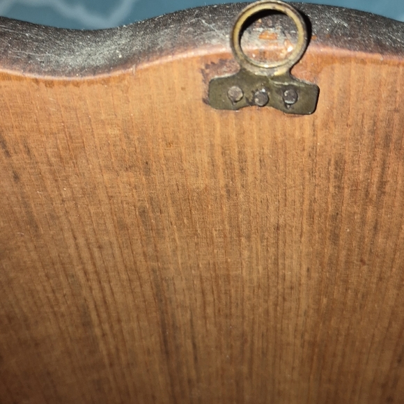 Primitive Kitchen Utensil WALL HANG Pocket ANTIQUE Oak - Picture 3 of 4